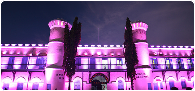 Light & Sound Show at Cellular Jail